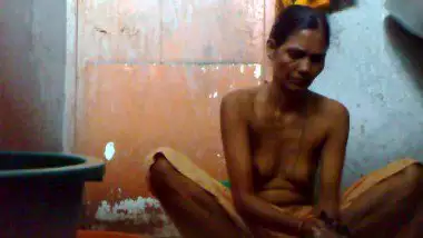 Bangladeshi Maid taking shower.