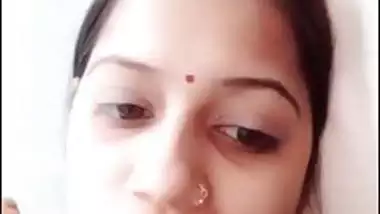 Indian beautiful married aunty in imo video call