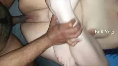 White Slut Fucked Indian Style