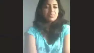 Cute girl show on vdo call