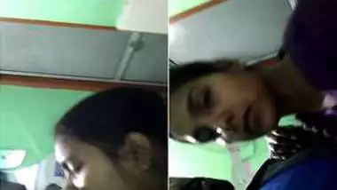 Man kisses his modest girlfriend in India filming them on XXX camera