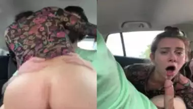 College Slut girl fucked in car sex