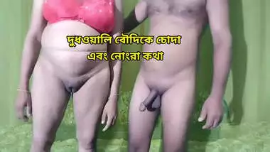 Indian Bhabhi and Devor dog style hardcore sex and dirty talk
